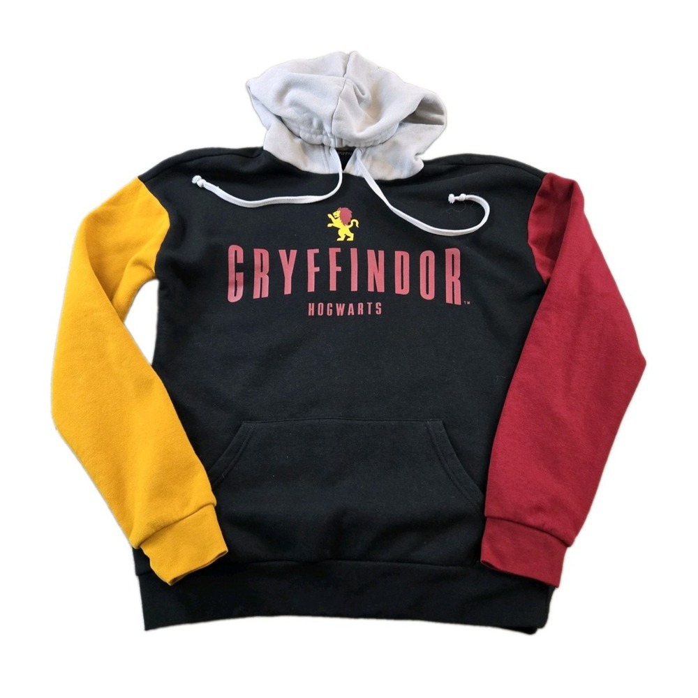 Gryffindor Harry Potter Hogwarts Men"s Hooded Sweatshirt Pocket Size Small